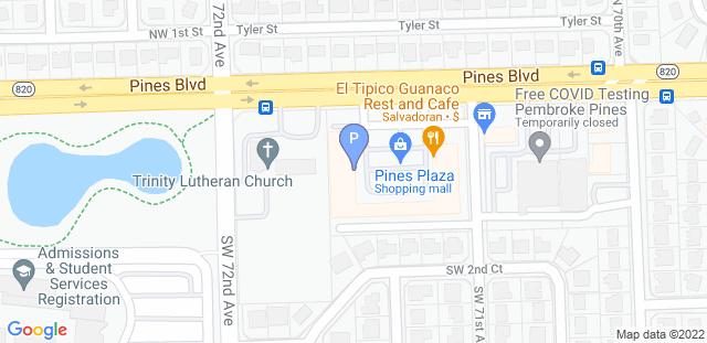 Map to Palm Martial Arts Academy